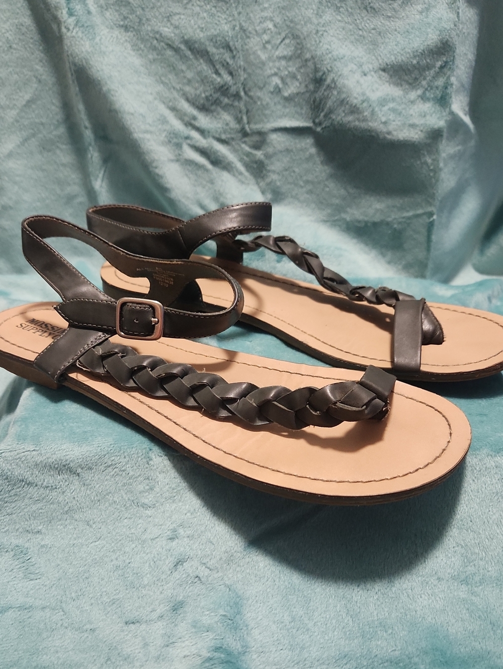 Classic  Braided T-Strap Women's Sandals